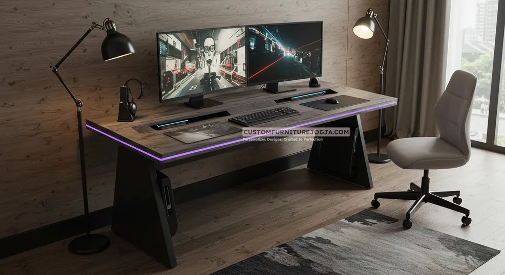 Jasa Pembuatan Meja Gaming Jogja